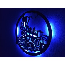 Alda Tren LED Işıklı Duvar Tablosu
