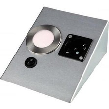 Cata Ct-5211 1 Watt Tek Prizli Saten Kasa Tezgah Aydınlatma Beyaz