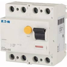Eaton 286512 Artık Akım Devre Kesiciler (Ac Tipi) 4X63A, 6ka, 30MA