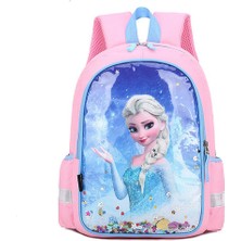 Kızlar Sırt Çantası Anna Elsa Schoolbag Prenses Kızların Okul Çantası(Yurt Dışından)