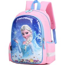 Kızlar Sırt Çantası Anna Elsa Schoolbag Prenses Kızların Okul Çantası(Yurt Dışından)