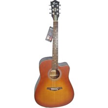 Ramis RA10C Sb Akustik Gitar Mat Cila