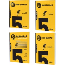 Hız Yayınları 2023 5. Sınıf Matematik Ingilizce Fen Paragraf Soru Seti 4 Kitap