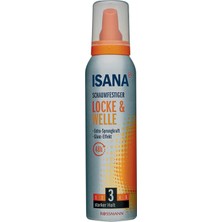 Isana Saç Köpüğü Kıvırcık ve Dalgalı Saçlar, 48 Saate Kadar Etkili 150 ml