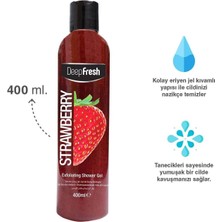 Deep EKS Ticaret Deep Fresh Duş Jeli Arındırıcı Çilek 400 ml