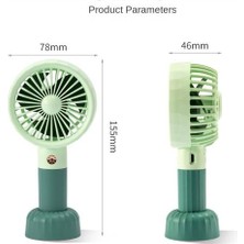 2600 Mah Plastik El Fan, Öğrenci Yurtları Için Şarj Edilebilir Basit Taşınabilir Rüzgar Fanı(Yurt Dışından)