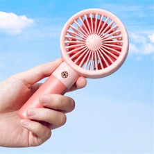 2600 Mah Plastik El Fan, Öğrenci Yurtları Için Şarj Edilebilir Basit Taşınabilir Rüzgar Fanı(Yurt Dışından)