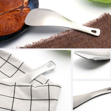 Kkmoon Titanyum Pirinç Kaşığı Ultralight Çevre Dostu Açık (Yurt Dışından)
