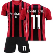 Lyle 2122 Ac Milan Club Home Yetişkin ve Çocuk Futbol Takımı 11 Ibrahimovic (Yurt Dışından)