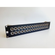 Argosy 32 Port Erkek Xlr Patchbay Panel DP-00-0032