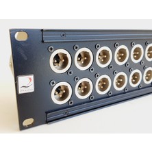 Argosy 32 Port Erkek Xlr Patchbay Panel DP-00-0032