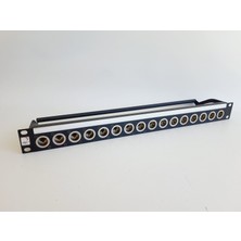 Argosy 16 Port Erkek Xlr Patchbay Panel DP-00-0016