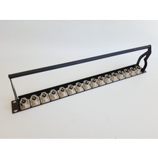 Argosy 16 Port Erkek Xlr Patchbay Panel DP-00-0016