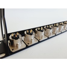 Argosy 16 Port Erkek Xlr Patchbay Panel DP-00-0016