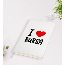 Bk Gift I Love Şehir Serisi Beyaz Defter - Model 1