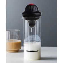 El Elektrikli Süt Frother Sürahi Kupası Paslanmaz Çelik Foamer Mikser Bubbler Kahve Blender Mutfak Karıştırıcı, Pil Kumandalı(Yurt Dışından)