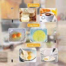 Süt Frother El USB LCD Elektrikli Ayarlanabilir 3 Hızlar El Süt Köpük Makinesi Mini Blender Içecek Mikser Kahve Için | Yumurta Çırpıcı(Yurt Dışından)