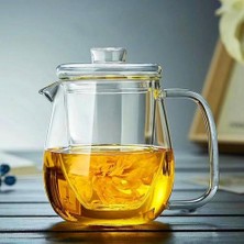 Yüksek Borosilikat Cam Çiçek Çay Potu Isıya Dayanıklı Cam Demlik Filtre Çay Sürahisi ile Ev Çay Makinesi | Çaydanlıklar(Yurt Dışından)
