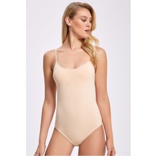 İlke Kadın Likralı Çıtçıtlı Ip Askılı Body 6 Adet