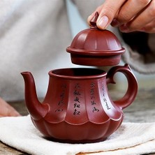 Büyük Kırmızı El Cevher Çaydanlık Çaydanlık Kung Fu Çay Antik Lambalı | Çaydanlıklar(Yurt Dışından)