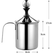 201 Paslanmaz Çelik Cappuccino Japon Manuel Süt Frother Süt Froother Kahve Eşyaları(Yurt Dışından)