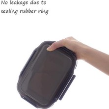 Bento Kutusu Paslanmaz Çelik Çift Gıda Kutusu Çocuk Piknik Okul Öğle Yemeği Kutusu Şirketi Kantin Fast Food Öğle Yemeği Kutusu | Öğle Yemeği Kutuları (Siyah)(Yurt Dışından)
