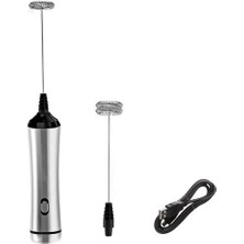 Elektrikli Süt Frother Otomatik Süt Köpük Makinesi Içecek Mikser Blender Tek Düğme Kahve Frappe Için 2 Hızlı USB Şarj | Sütlüler(Yurt Dışından)
