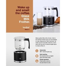 Süt Frother Sıcak Veya Soğuk Elektrikli Kahve Isıtıcı Vapur Otomatik Köpük Makinesi Içki Macchiato Çikolata, Ab Tak | Sütlüler(Yurt Dışından)