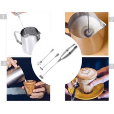 Three Beans Şarj Edilebilir 19000RPM Elektrikli Çırpıcı - Gümüş (Yurt Dışından)