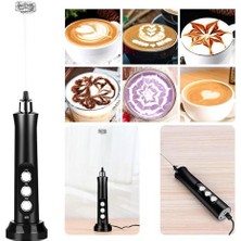 Bir USB Şarj Edilebilir Süt Froother Mikser 2 Çırpmacı El 3 Hızlar Süt Foamer Cappuccino Yumurta Çırpıcı Mini Blender Retailseale | Sütlüler(Yurt Dışından)