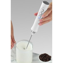 3 Modu Elektrikli Mikser El Süt Frooter Blender Yumurta Çırpıcı ile USB Şarj Kabarcık Makinesi Çırpma Mikser Kahve Cappuccino | Sütlüler(Yurt Dışından)
