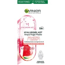 Garnier Hyaluronik Asit Sıkılaştırıcı Ampul Kağıt Yüz Maskesi 15 gr