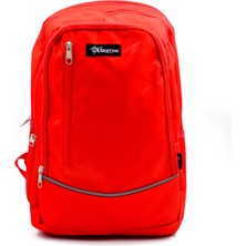 Sentor SN-2008 Laptop Bölmeli Okul Sırt Çantası 4 Bölmeli Kırmızı
