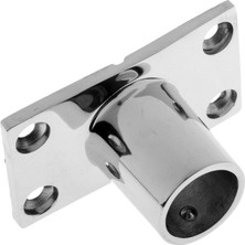 Stshop 2x Tekne El Ray Bağlantısı 90 Derece 25 mm Dikdörtgen Stanchıon Başı Deniz (Yurt Dışından)