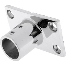 Stshop 2x Tekne El Ray Bağlantısı 90 Derece 25 mm Dikdörtgen Stanchıon Başı Deniz (Yurt Dışından)
