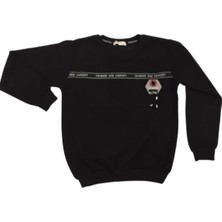 Breeze Erkek Çocuk Fashion Yazı Desenli Armalı Sweatshirt