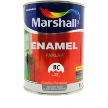 Marshall Enamel Parlak Ahşap - Metal Yağlı Boya 1 Litre Antrasit Gri