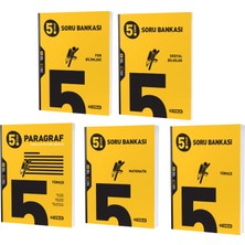 Hız Yayınları 2023 5. Sınıf Matematik Türkçe Fen Sosyal Paragraf Soru Seti 5 Kitap Eğitim