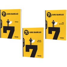 Hız Yayınları 2023 7. Sınıf Fen Bilimleri - Türkçe - Sosyal Soru Seti 3 Kitap