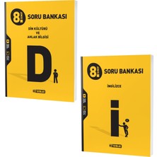 Hız Yayınları LGS 2023 8. Sınıf Din Kültürü - Ingilizce Soru Bankası Seti 2 Kitap