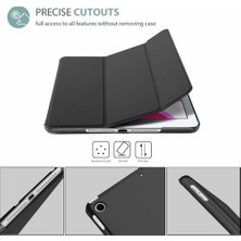 CRESCENT Apple iPad Air 1. Nesil 9.7 Inç (2013) Prime Smart Case Tablet Kılıfı (A1474-A1475-A1476) Siyah