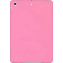 CRESCENT Apple iPad Air 1. Nesil 9.7 Inç (2013) Prime Süper Silicon Tablet Kılıfı (A1474-A1475-A1476) Pembe