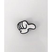 Hd Marketim 1 Adet Silikon Okey Işareti Tekli Terlik Süsü Aksesuar