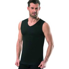 Tutku 401 Erkek V Yaka Ribana Spor Fanila Atlet