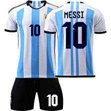 Yuandong 2022 Dünya Kupası Arjantin Kulüp Iç Saha Forması 10 Messi (Yurt Dışından)