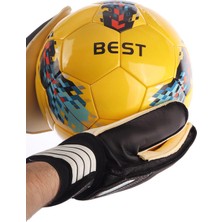 Delta Best  Lazer Yapıştırma 4 Numara Sarı Deluxe Futbol Topu