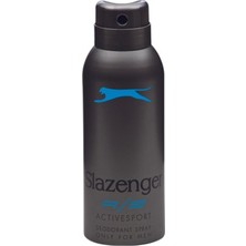 Slazenger Erkek Deodorant Aktif Spor Sprey 150 ml Mavi Ferahlatıcı Koku ile Güçlü Koruma