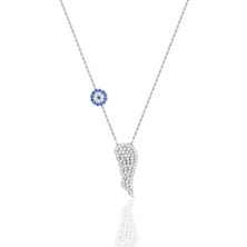 Doğan Silver Doğan Silvergümüş Rodyumlu Zirkon Taşlı Bayan Kolye. DGN21247