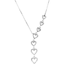 Doğan Silver Doğan Silverkadın Gümüş 7 Kalpli Kolye DGN20518