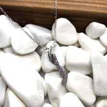 Doğan Silver Doğan Silvergümüş Rodyumlu Mix Zirkon Taşlı Metaverse Kolye. DGN21269